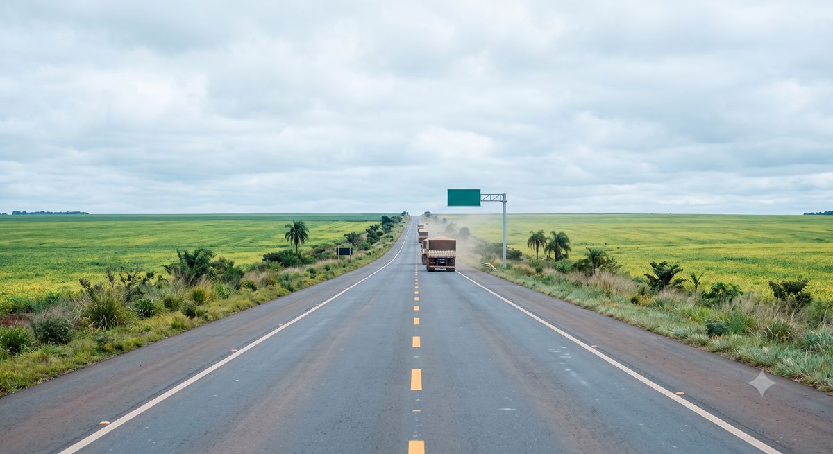 rodovia da Via Araucária no Paraná